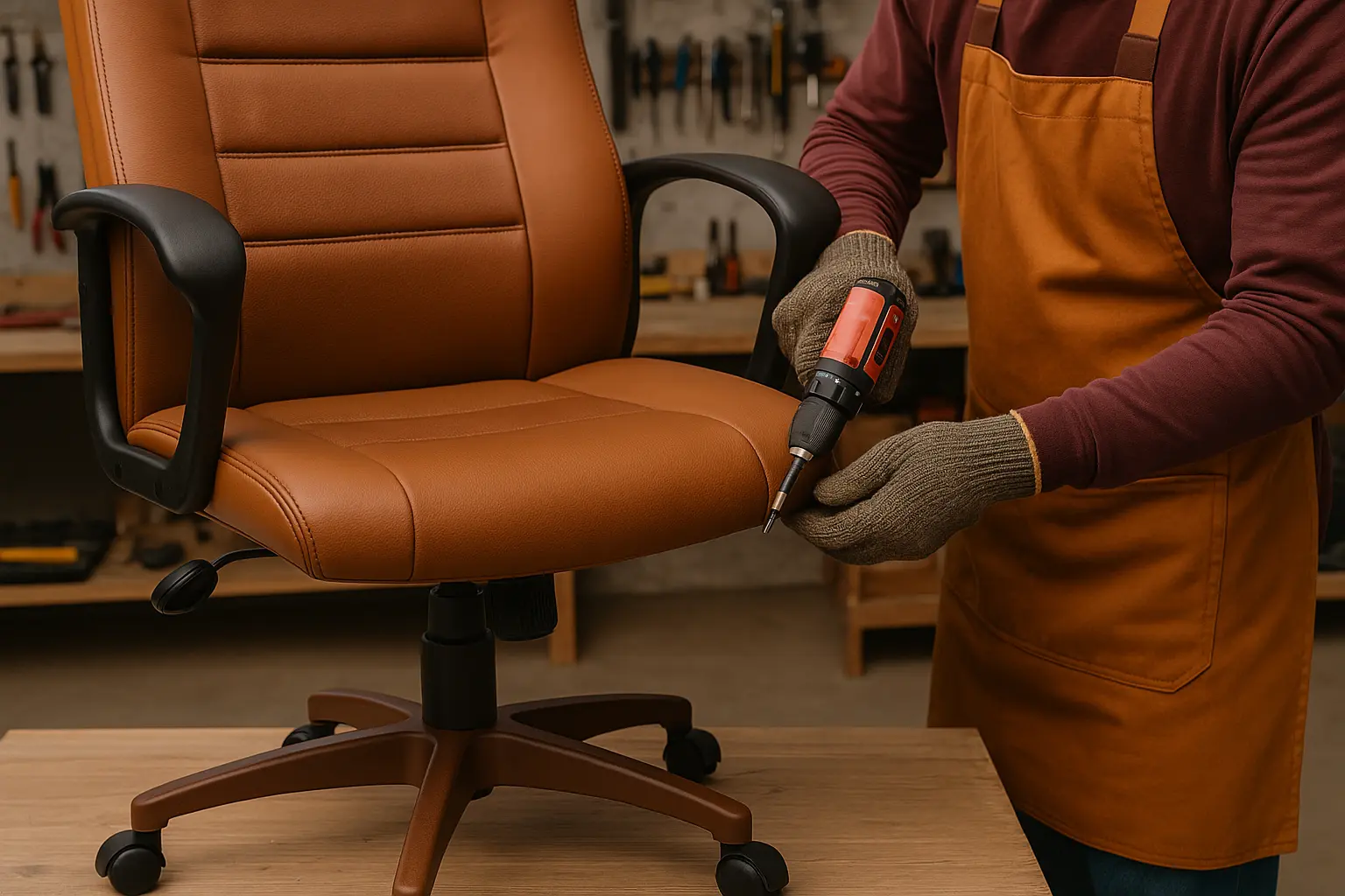 Chair repair workshop